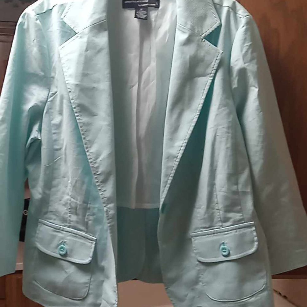 LARRY  LEVINE WOMENS BLAZER JACKET SIZE  14
